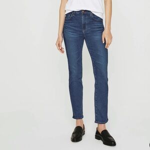 NWT AG Saige High Rise Straight Leg Denim Jean Size 32